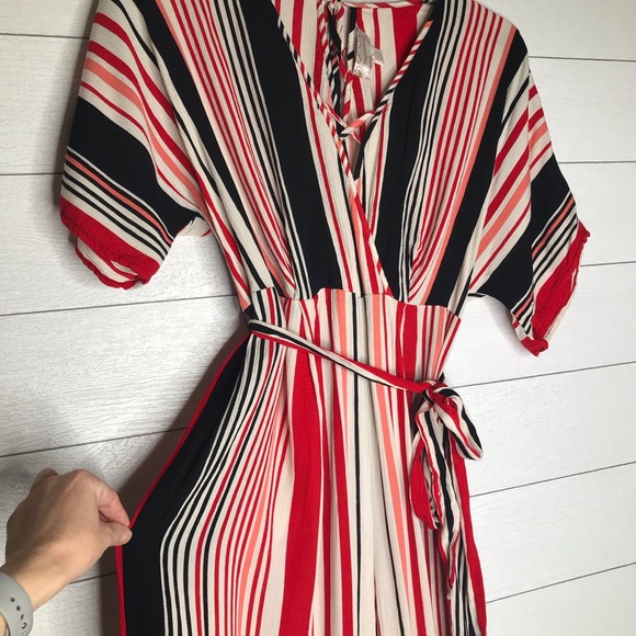 Band of Gypsies Cape Town Stripe Jumpsuit XL - Picture 4 of 8